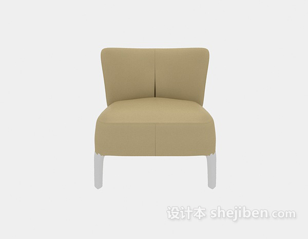 现代风格矮塌家居椅3d模型下载