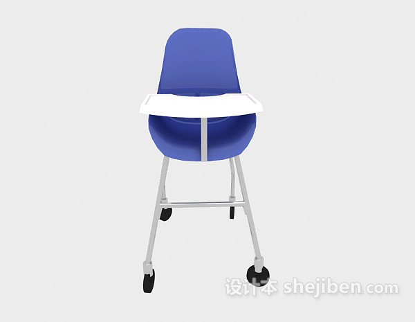 现代风格便捷式学习椅3d模型下载