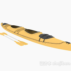 双人划艇3d模型下载