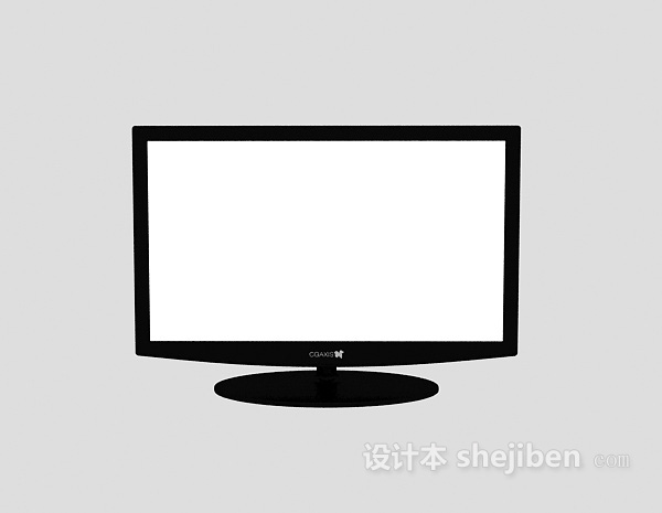 现代风格电脑显示屏幕3d模型下载