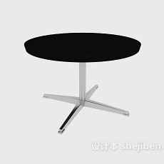 现代沙发黑色边桌3d模型下载