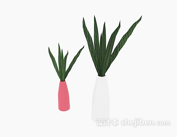 免费植物装饰3d模型下载
