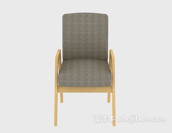 现代风格宾馆休闲椅3d模型下载