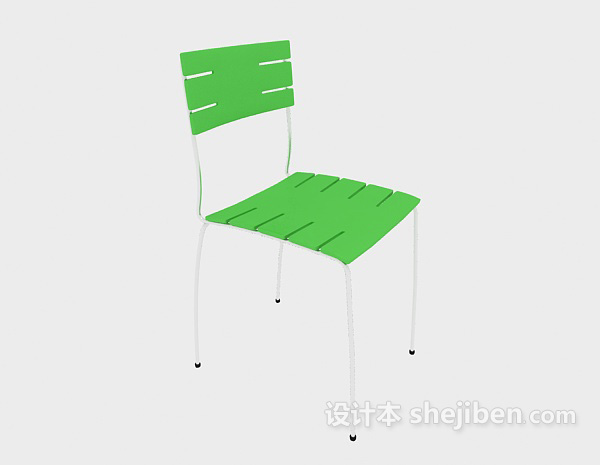简约现代餐椅3d模型下载