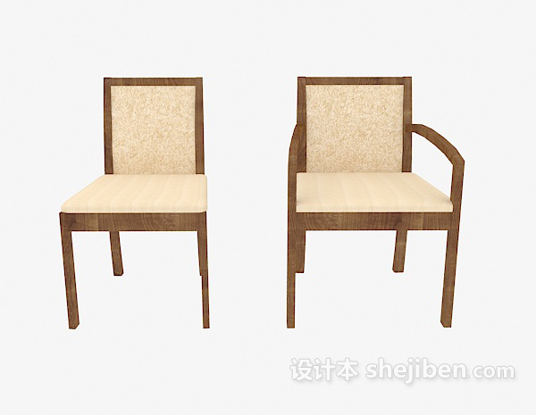 现代风格现代风格椅子3d模型下载