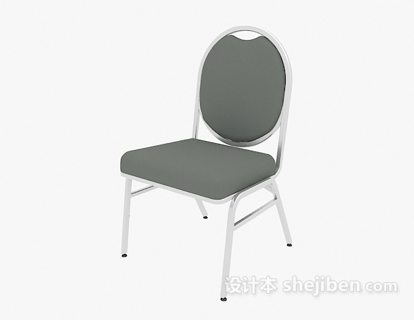 酒店餐椅3d模型下载