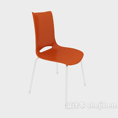 现代简便椅子3d模型下载