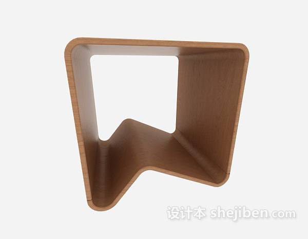 个性木凳子3d模型下载