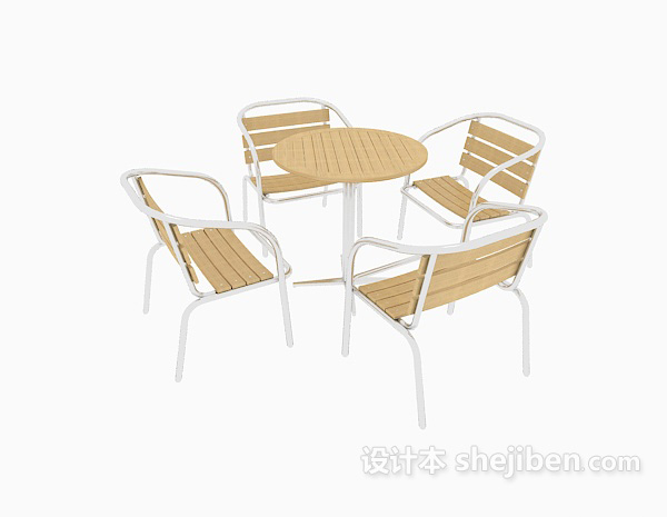 免费娱乐休闲桌椅3d模型下载