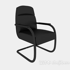 黑色老板椅3d模型下载