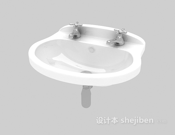 免费浴室洗手池3d模型下载