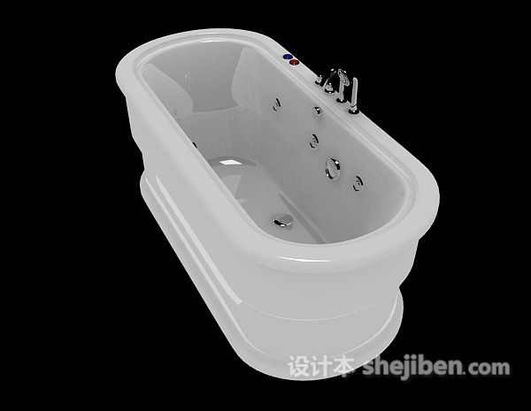 家居按摩浴缸3d模型下载