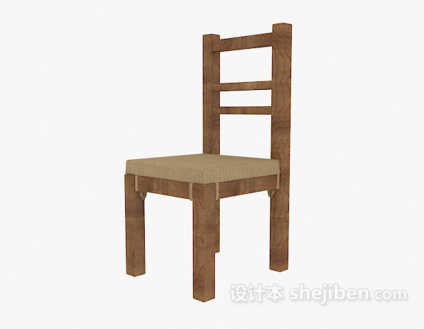 餐桌椅子3d模型下载