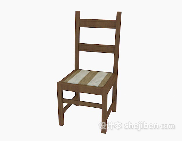 免费简易风格椅子3d模型下载