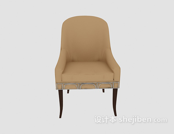 其它美式家庭休闲椅3d模型下载