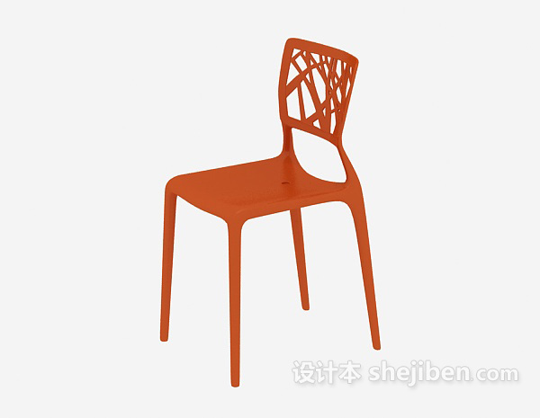 现代亮色休闲椅3d模型下载