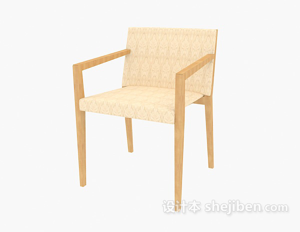 现代风格简约休闲椅3d模型下载