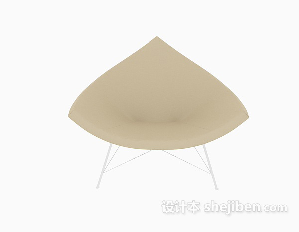 现代风格现代个性休闲椅3d模型下载
