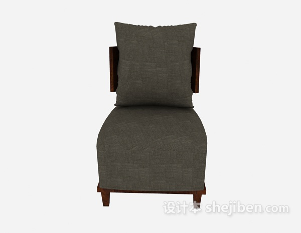 地中海风格软件休闲椅3d模型下载