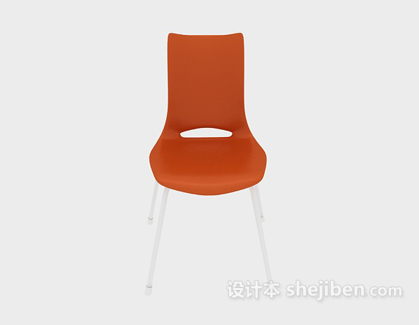 现代风格现代简便椅子3d模型下载