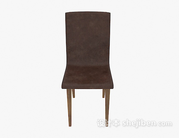 现代风格简易休闲椅3d模型下载