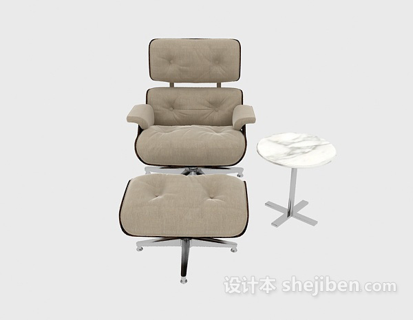 现代风格休闲按摩椅3d模型下载