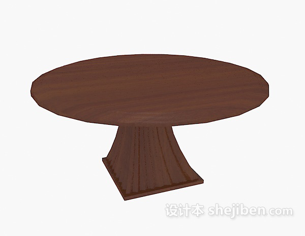 实木  圆桌