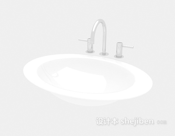 免费家居卫浴洗手池3d模型下载
