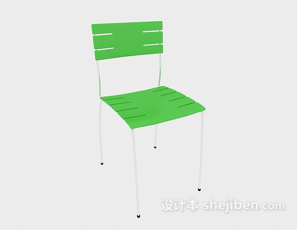 免费简约现代餐椅3d模型下载