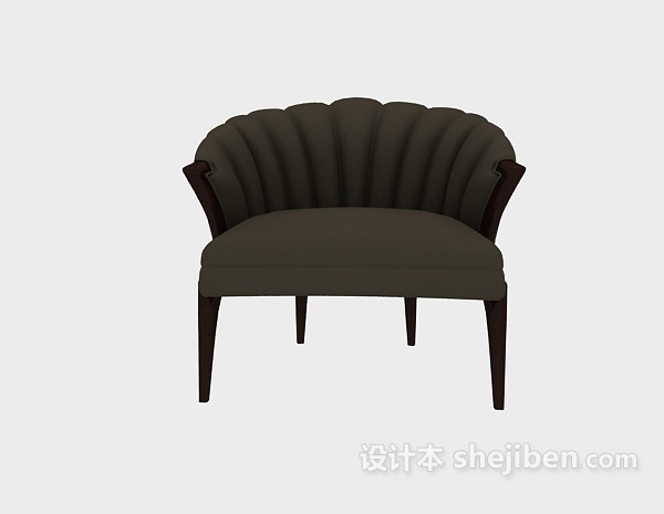 欧式风格欧式沙发软椅3d模型下载