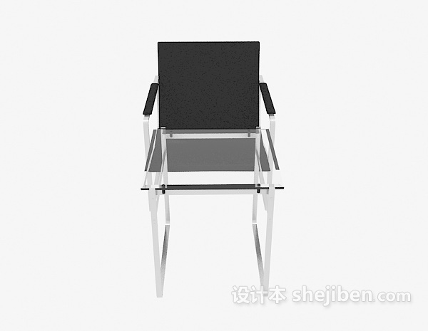 现代风格现代办公接待桌椅3d模型下载