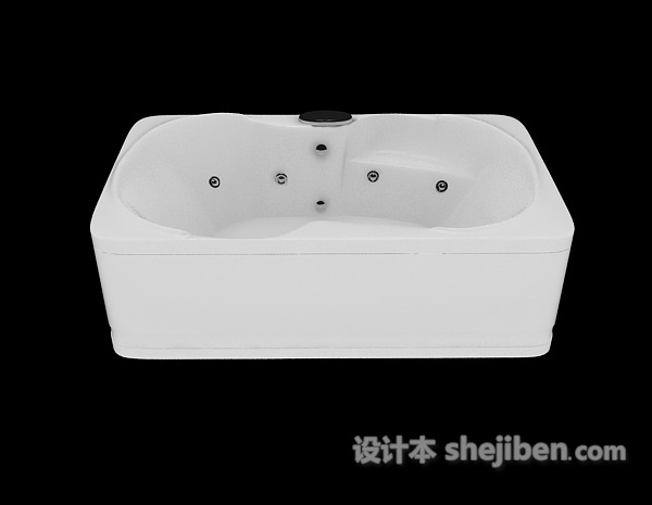 现代风格陶瓷洗面池3d模型下载