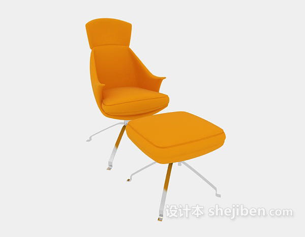 免费现代休闲椅凳3d模型下载