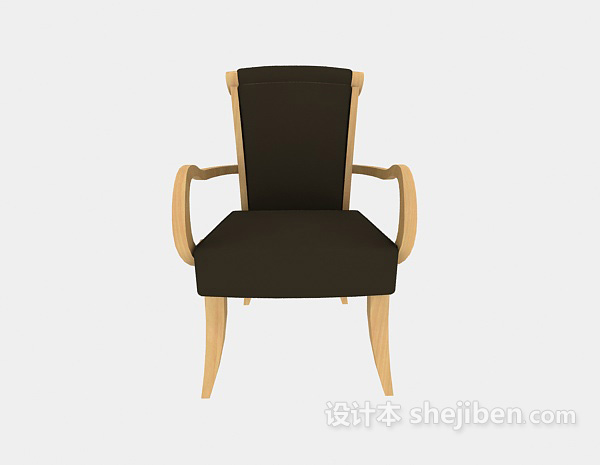 其它美式家居扶手椅3d模型下载