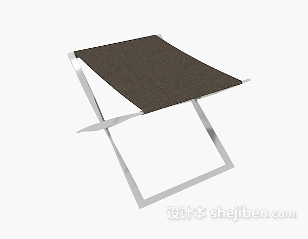 免费简便折叠椅3d模型下载
