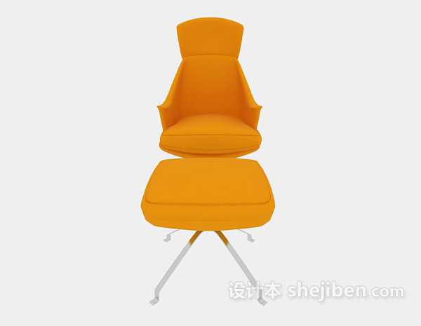 现代风格现代休闲椅凳3d模型下载