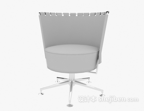 免费现代风格家居休闲椅3d模型下载