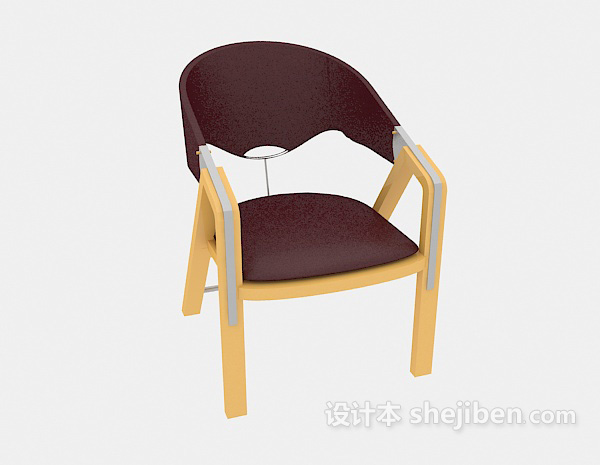 现代风格洽谈椅3d模型下载