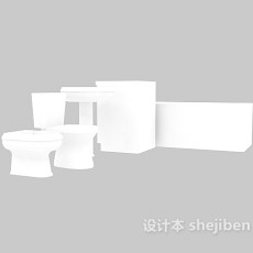 家居马桶集合3d模型下载