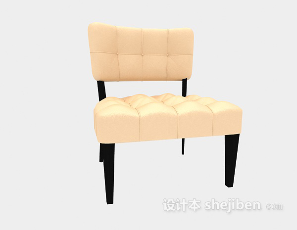 免费美式家居椅3d模型下载