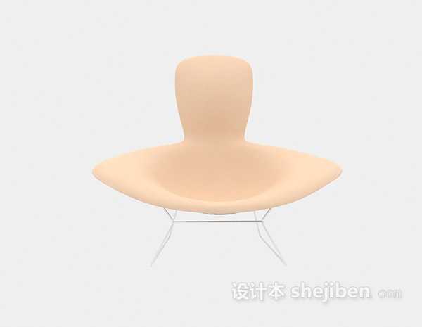 现代风格家居创意蛋椅3d模型下载