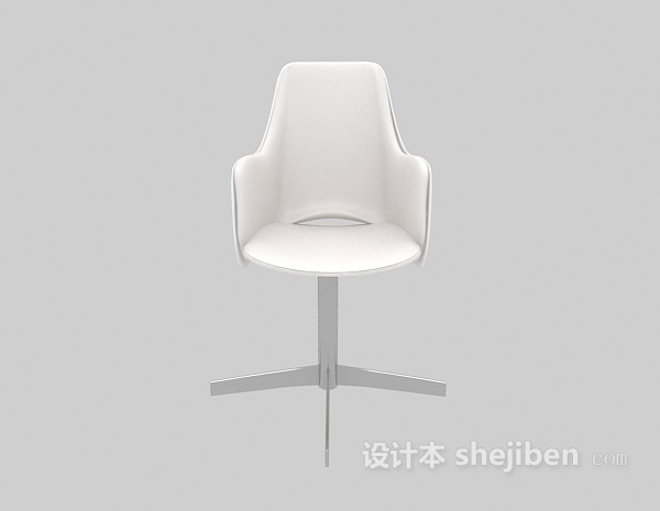 现代风格理发休闲椅3d模型下载
