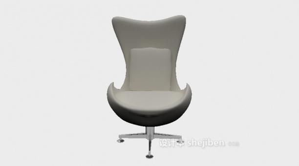现代风格办公蛋椅3d模型下载