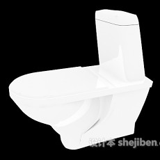 浴室坐便器3d模型下载