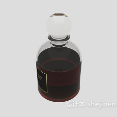 洋酒3d模型下载