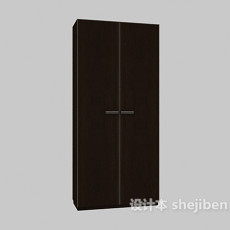 两扇门衣柜3d模型下载