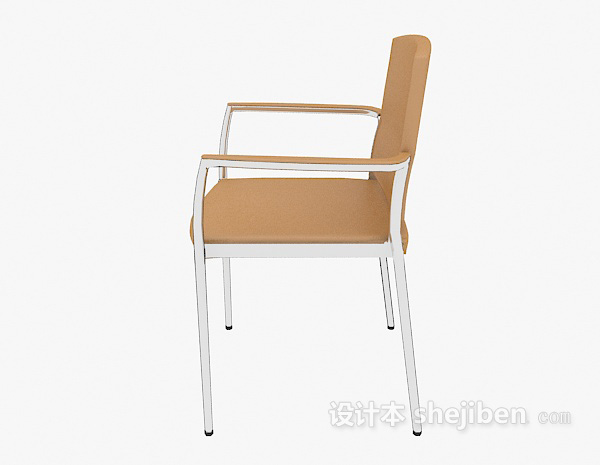 现代休闲扶手椅3d模型下载