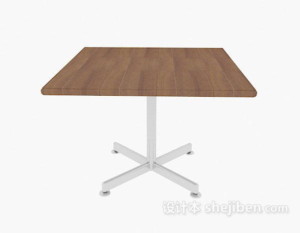 小型家庭餐桌3d模型下载