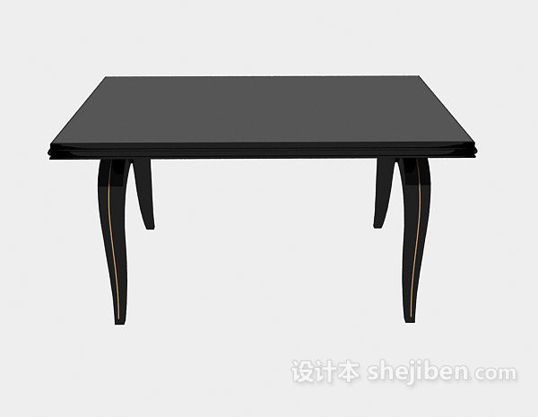 欧式风格欧式实木桌子3d模型下载