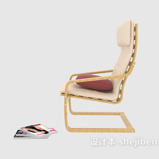 单人家居休闲椅3d模型下载